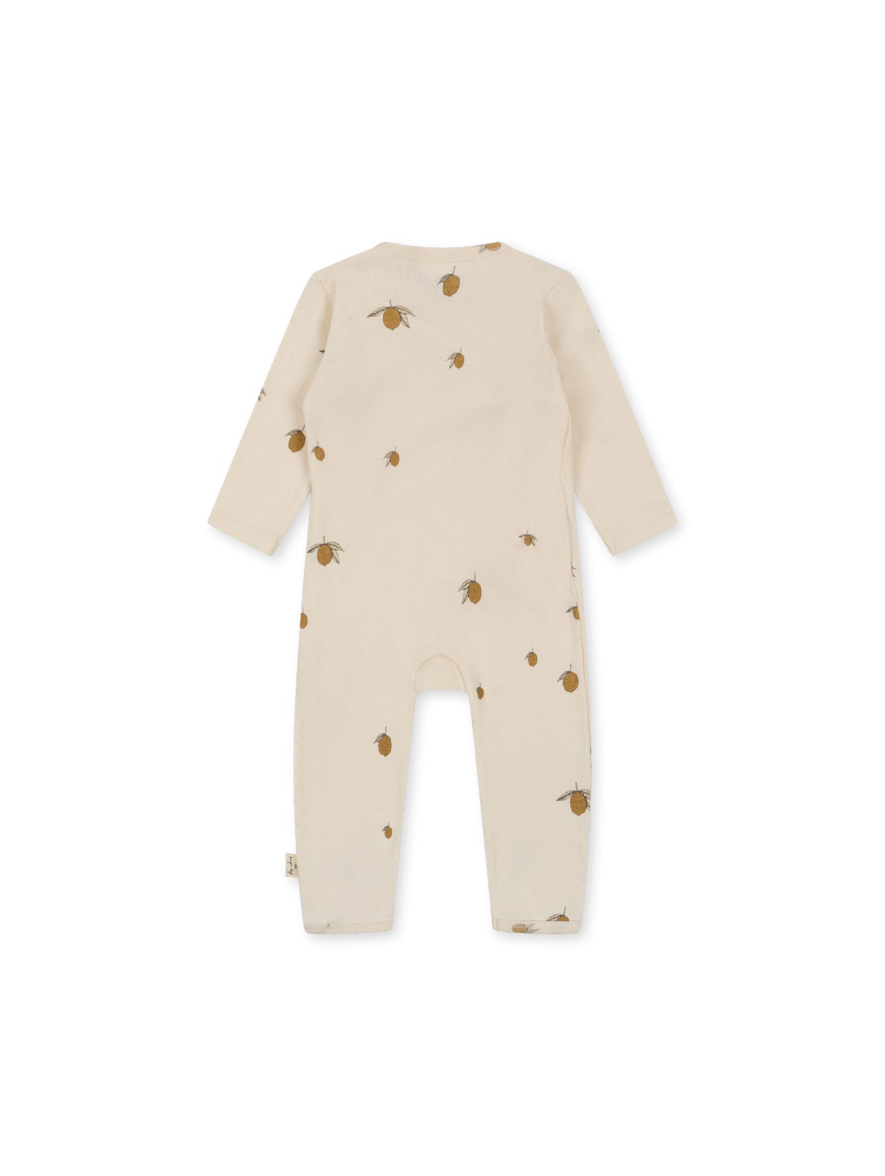 konges slojd newborn onesie gots - lemon