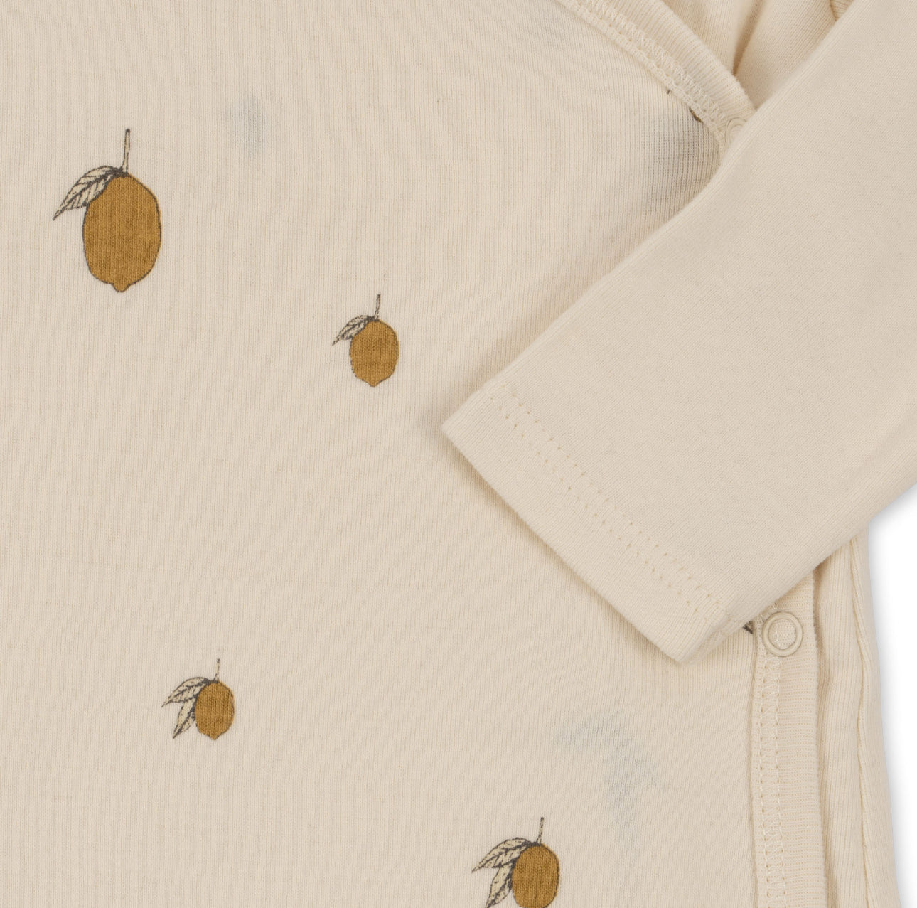 konges slojd newborn onesie gots - lemon