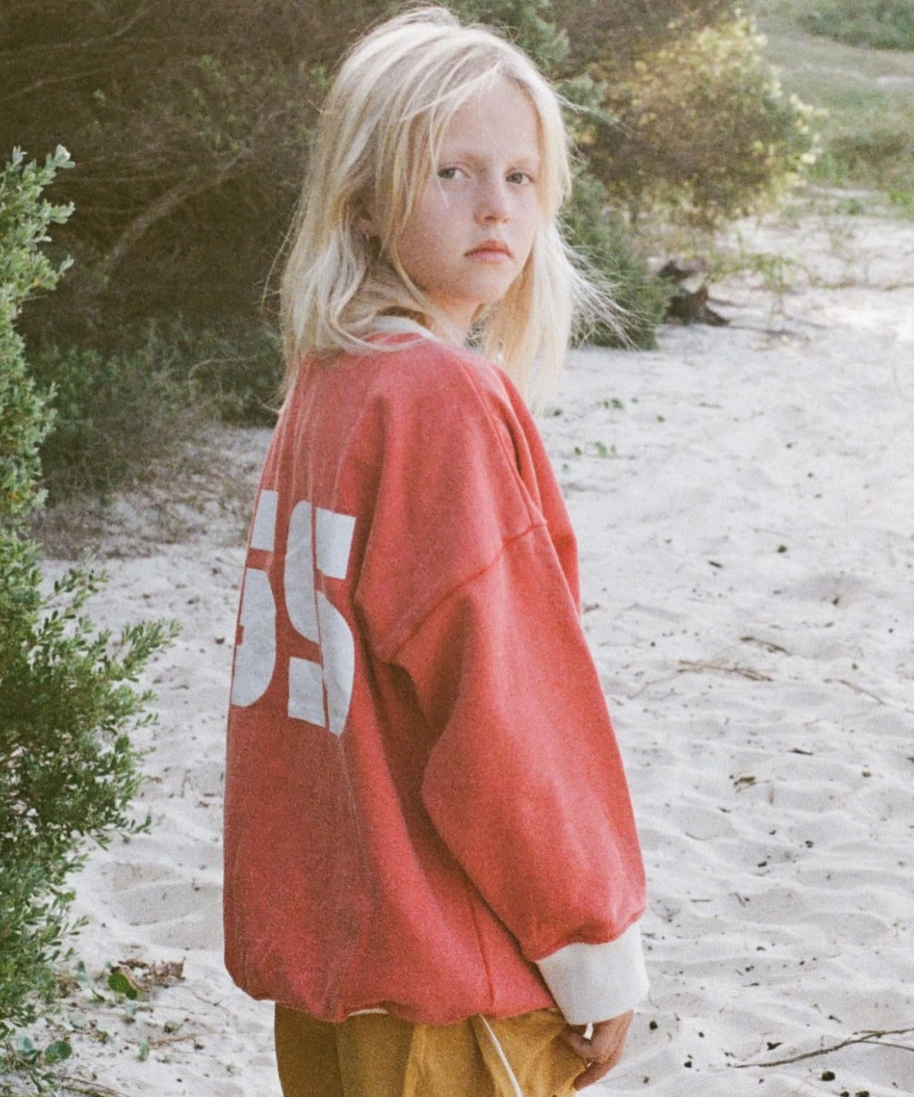 summer and storm pullover - vintage red - PRE ORDER