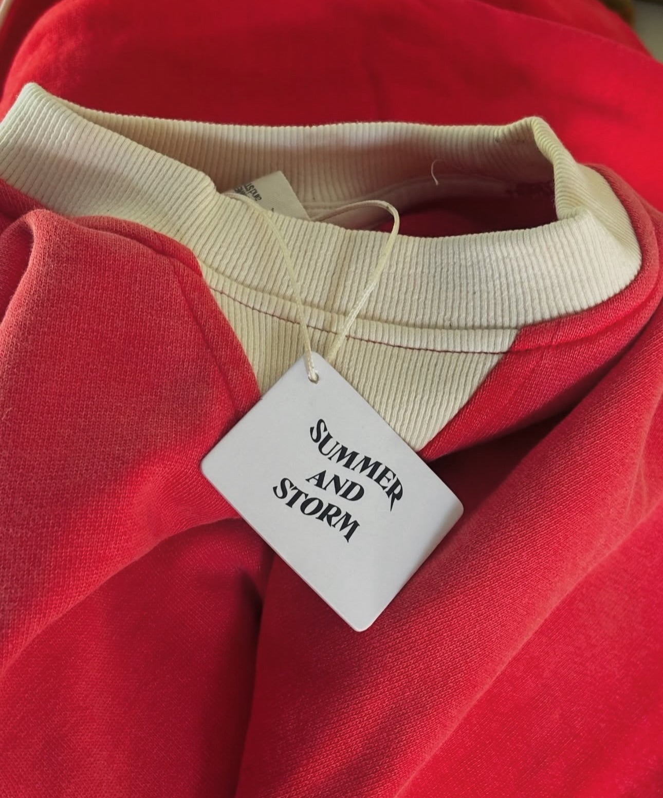 summer and storm pullover - vintage red - PRE ORDER