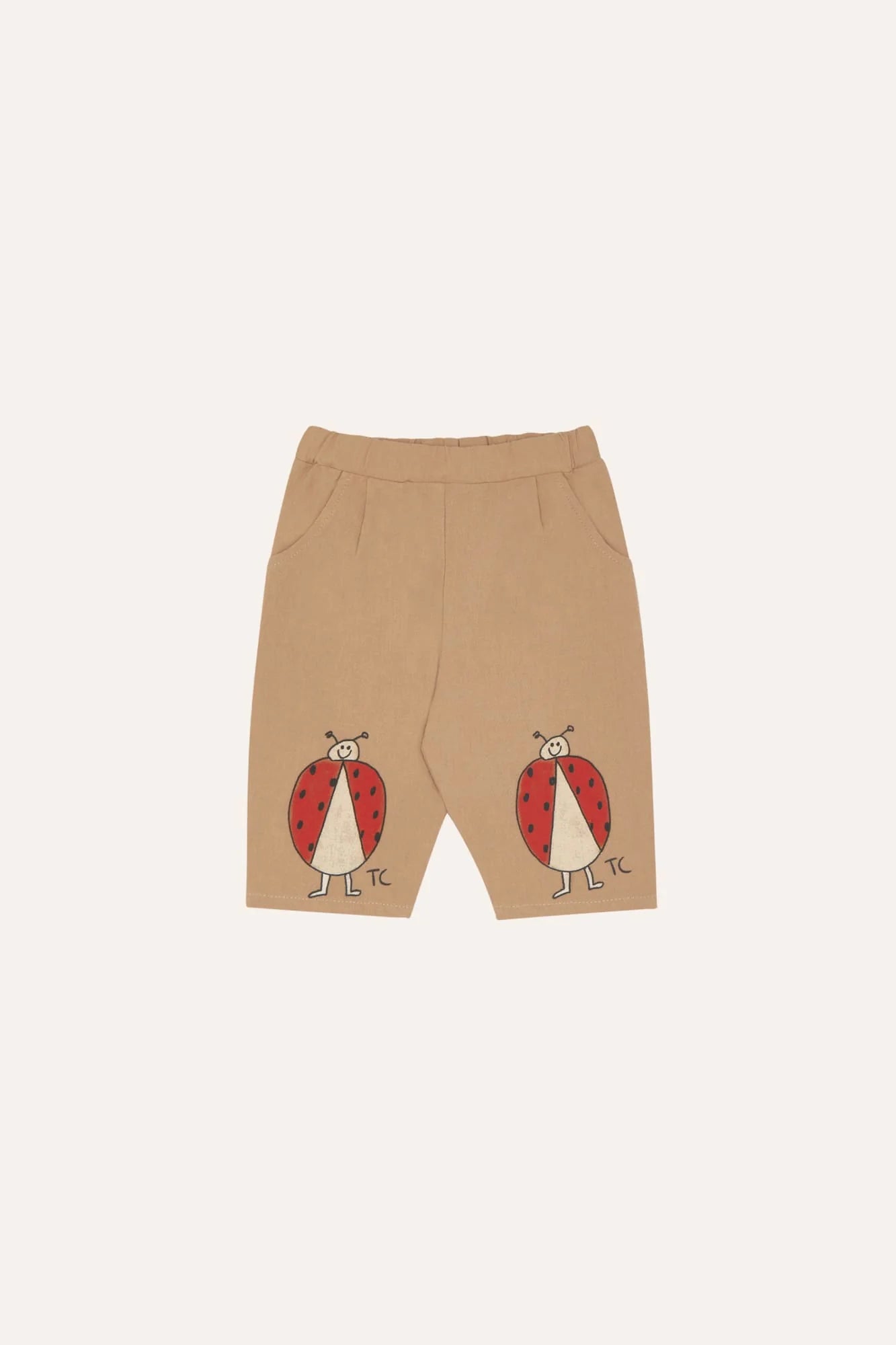 the campamento ladybug camel baby trousers - pre order
