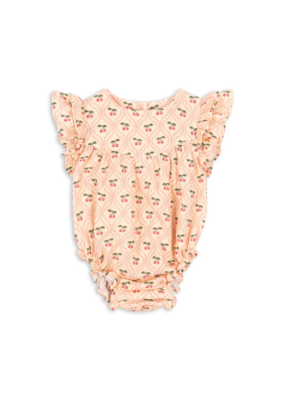 konges slojd coco romper gots - cherry pink motif