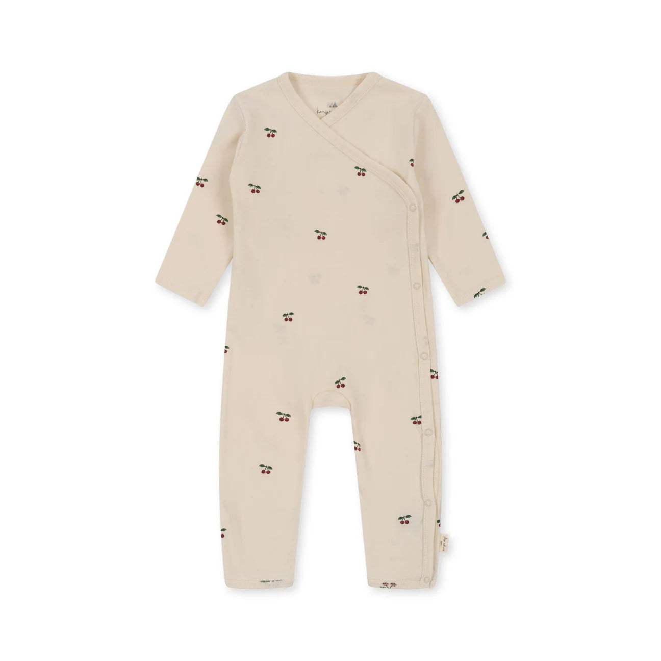 konges slojd newborn onesie gots - cherry