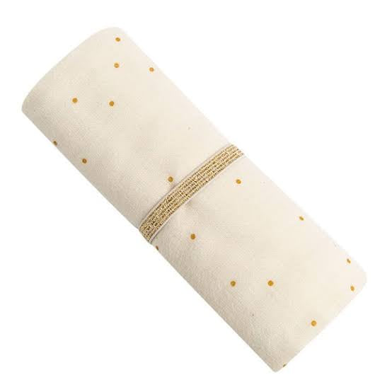 nobodinoz butterfly swaddle - honey sweet dots 100 x 120cm