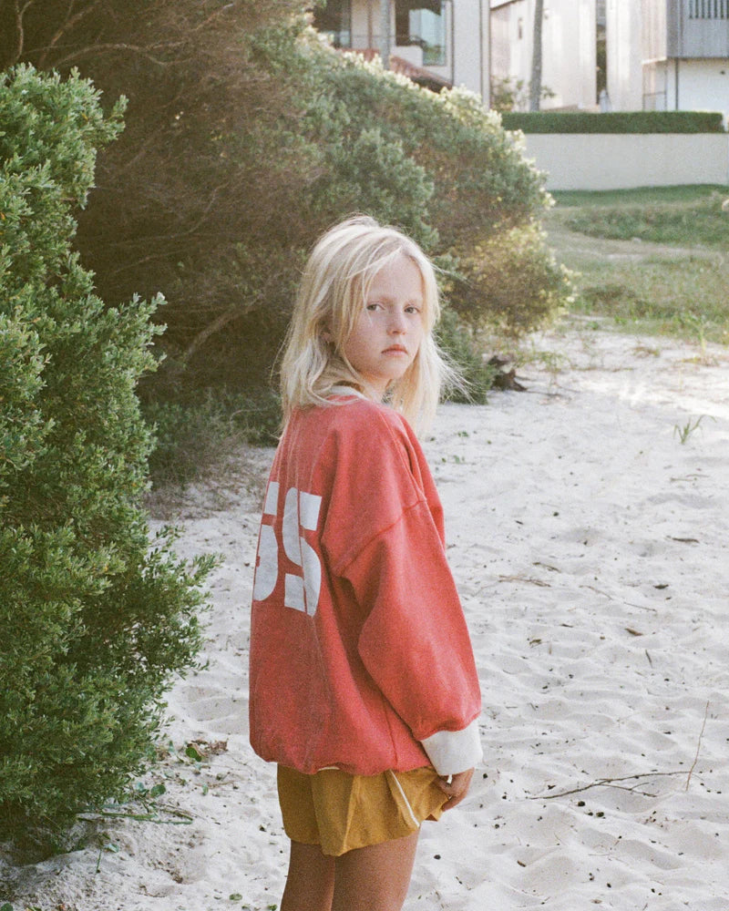 summer and storm pullover - vintage red - PRE ORDER