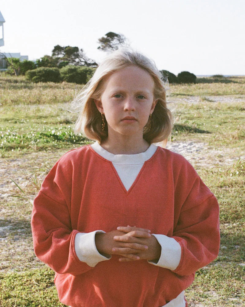 summer and storm pullover - vintage red - PRE ORDER