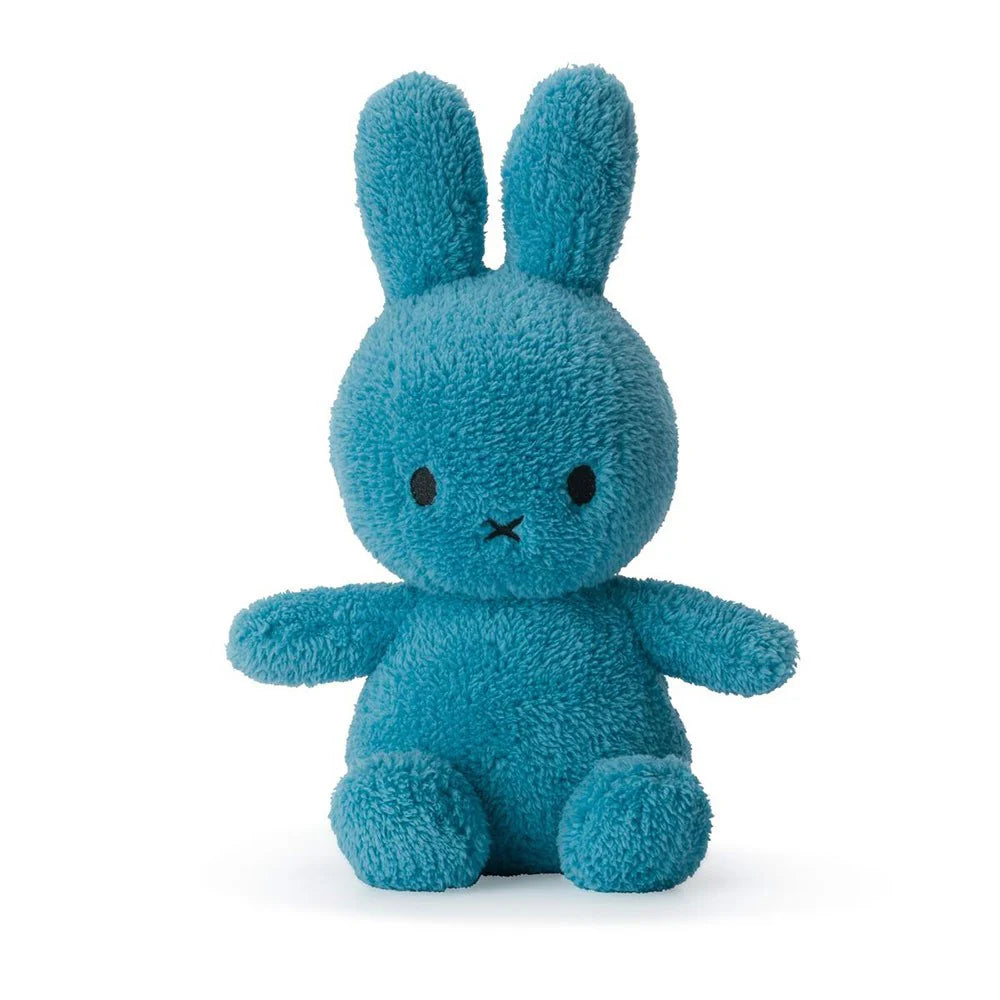 miffy sitting terry ocean blue 33cm