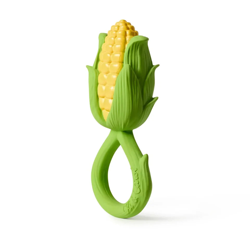 oli & carol rattle toy - corn