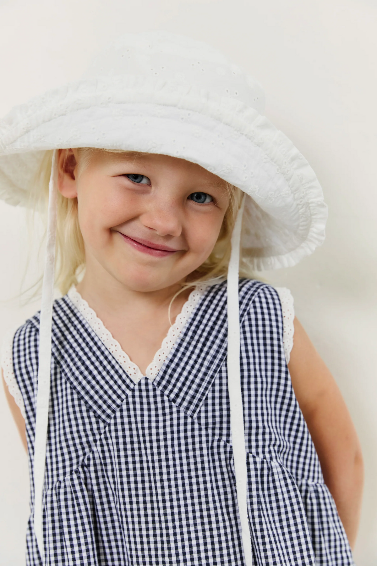 juni jnr flora sun hat - blanc
