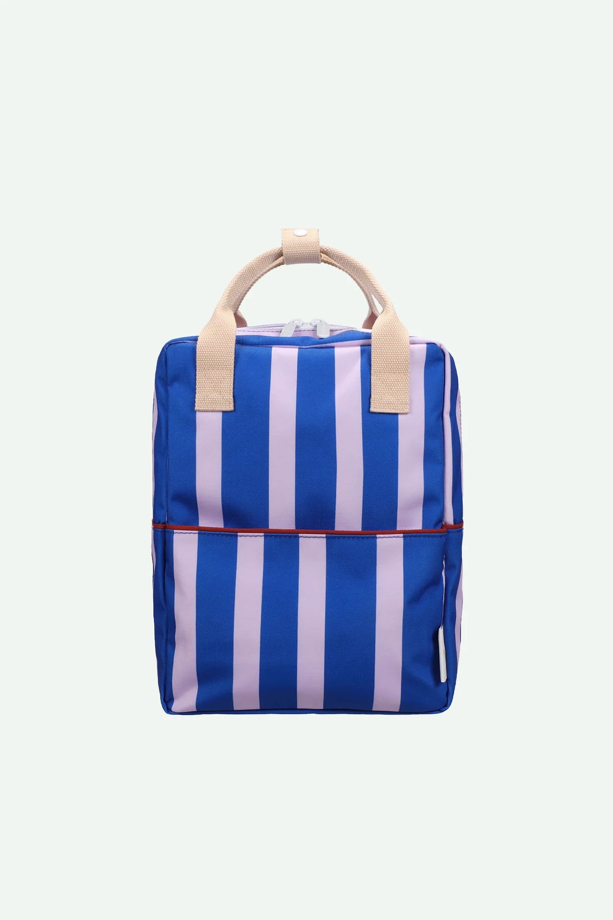 sticky lemon medium backpack - sticky memories / stripes + ink blue (pre order)