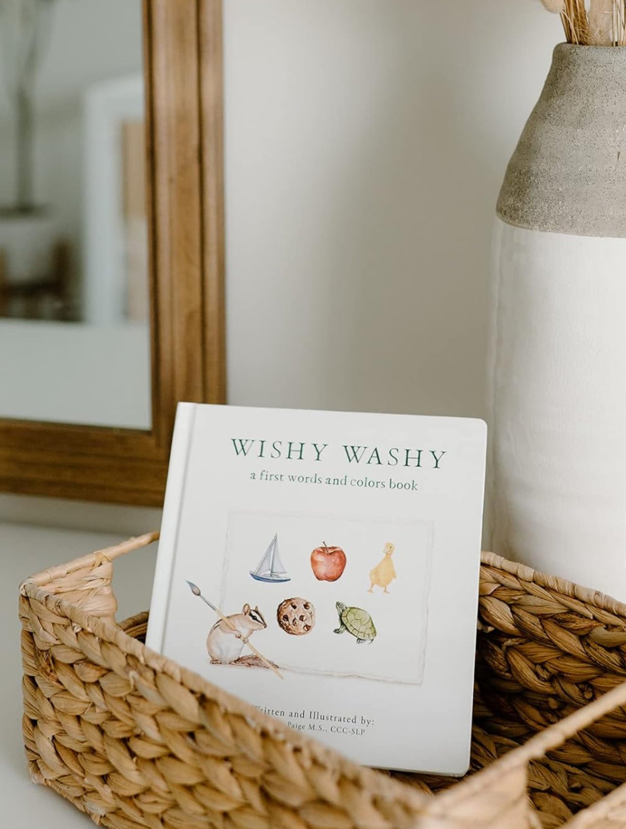 book - wishy washy : a book of first words and colours for growing minds