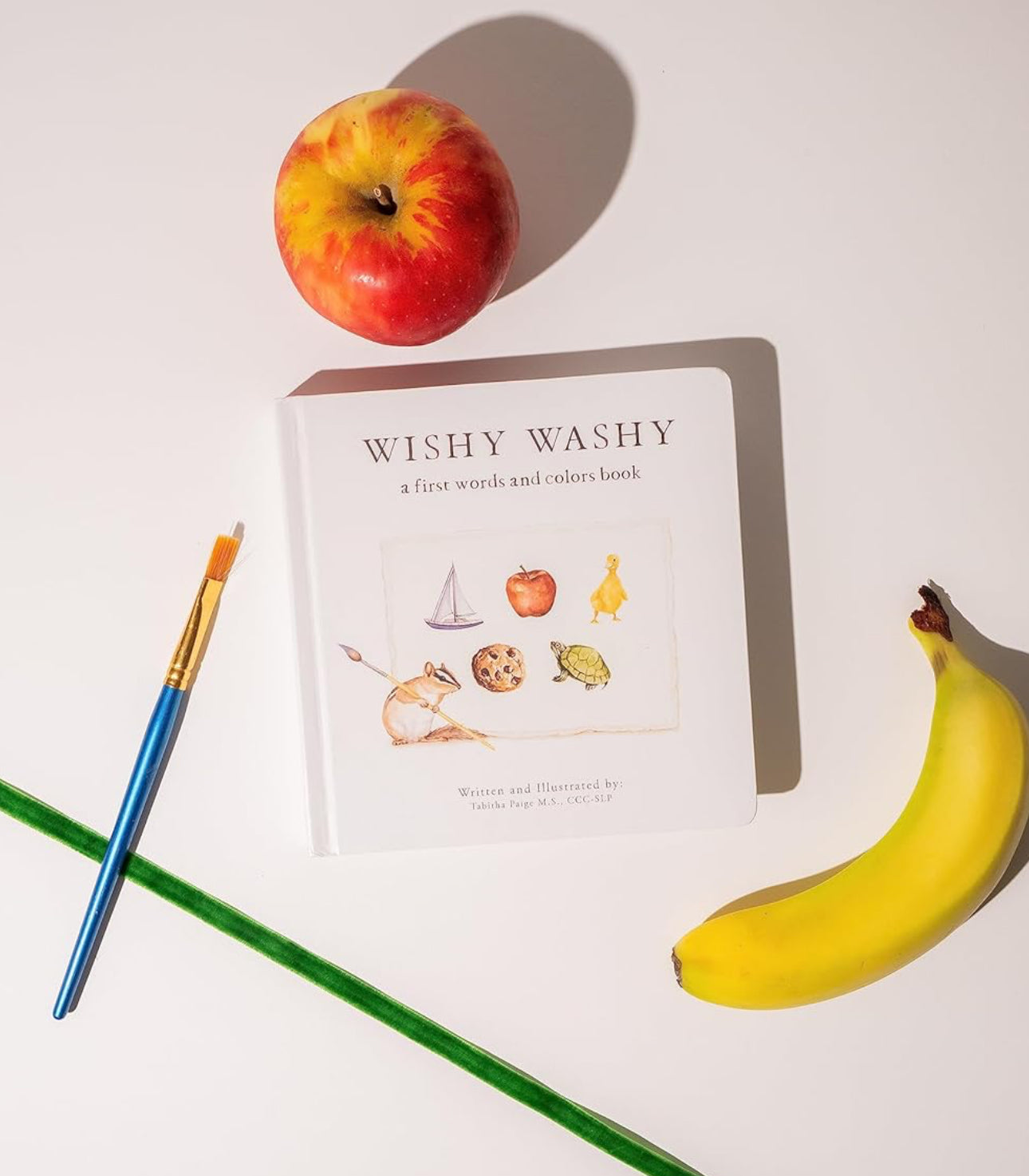 book - wishy washy : a book of first words and colours for growing minds