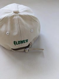 tiny trove floral embroidery cap - sage