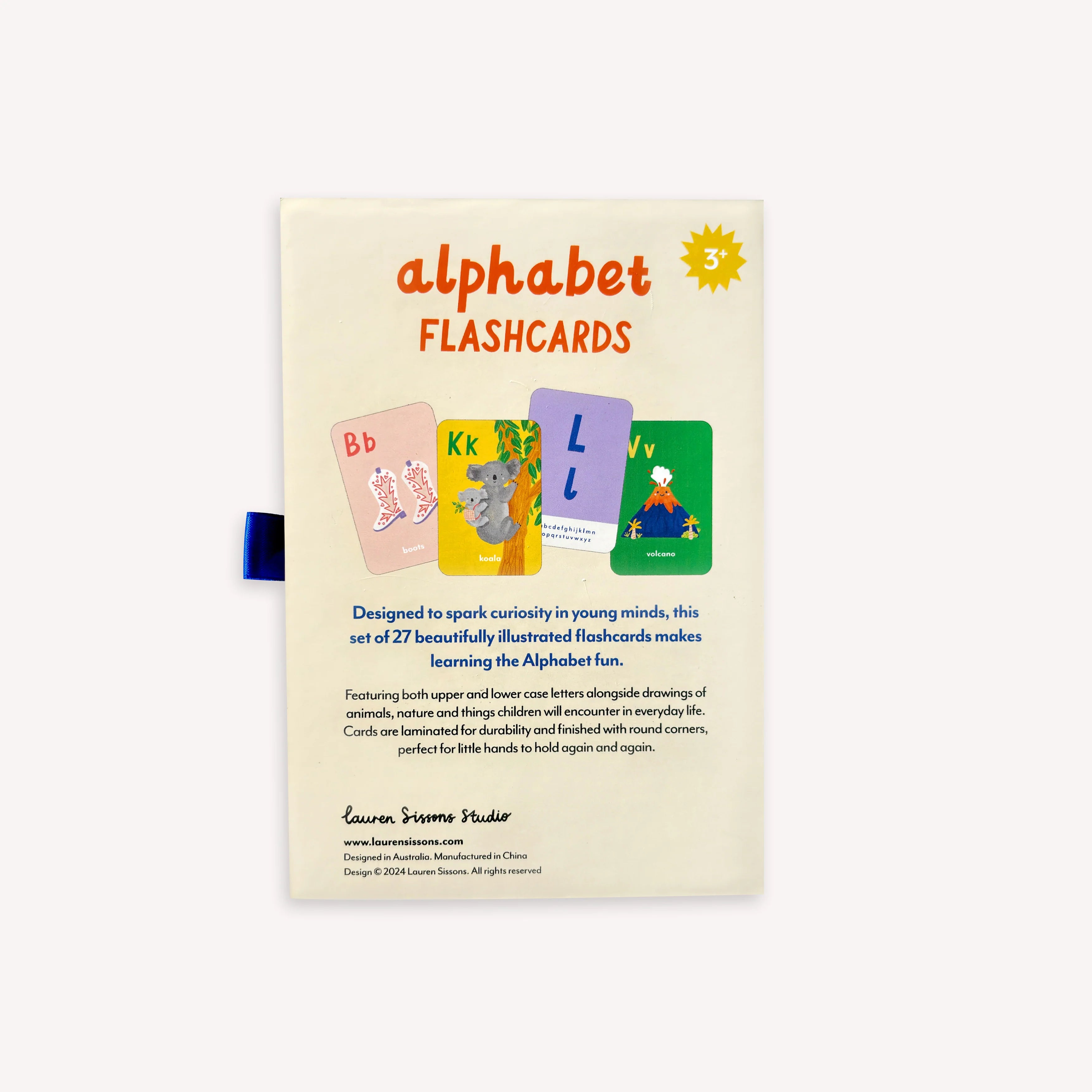 lauren sissons flashcards -  a-z alphabet