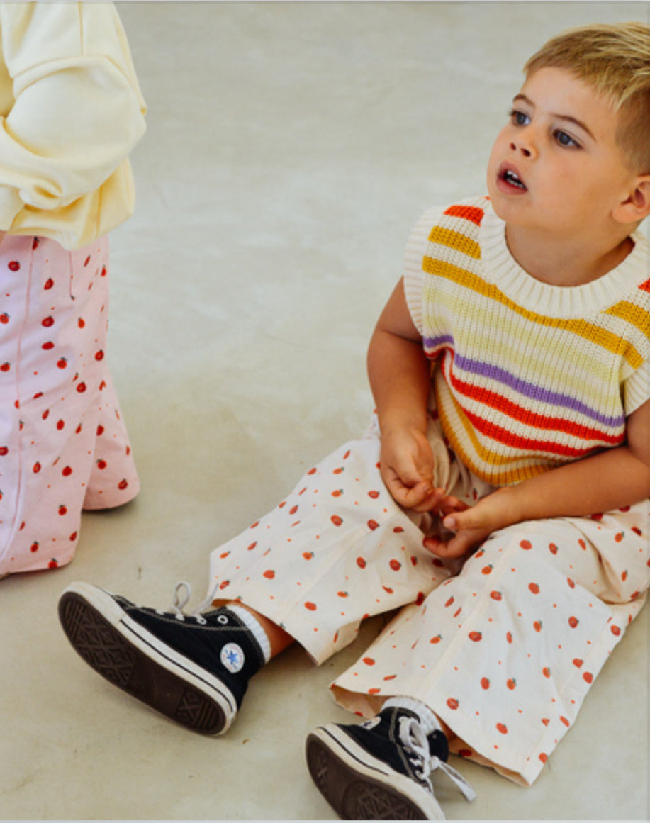 sunday siblings art club knit vest