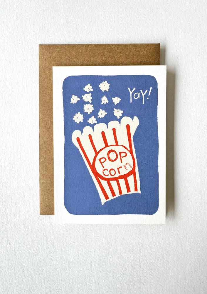 florence fry popcorn yay card