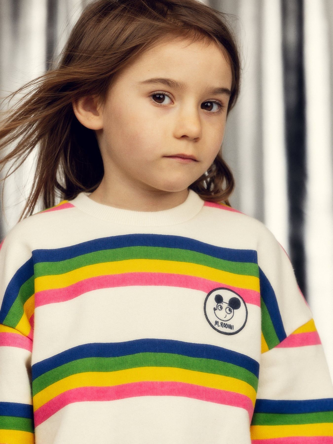 mini rodini ritzratz stripe sweatshirt - pre order