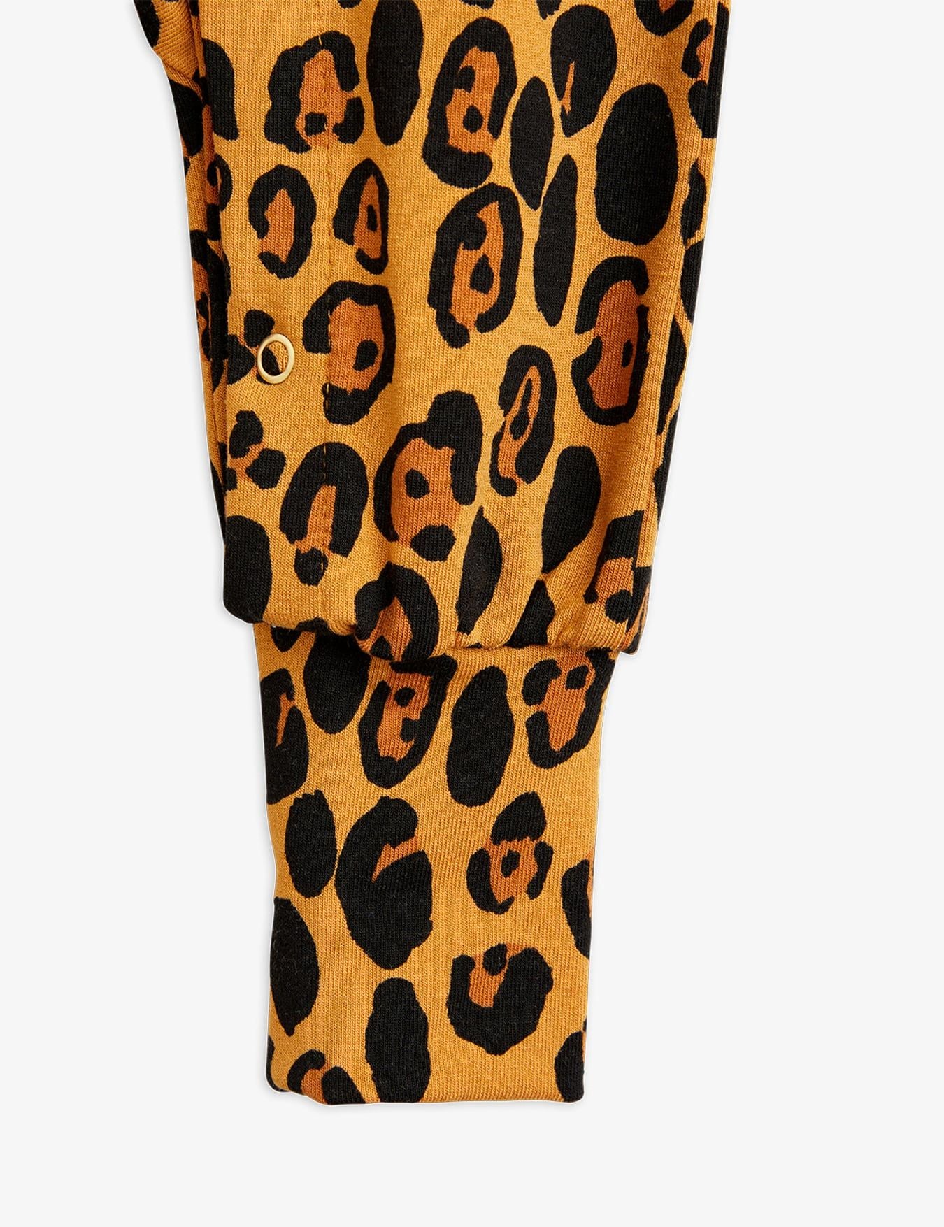 mini rodini basic leopard baby jumpsuit