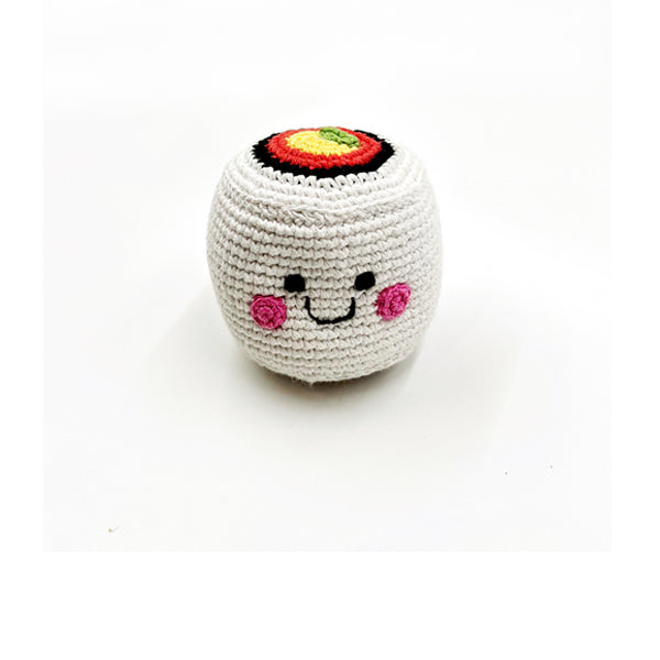 pebble child friendly sushi roll rattle