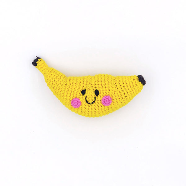 pebble child friendly banana rattle