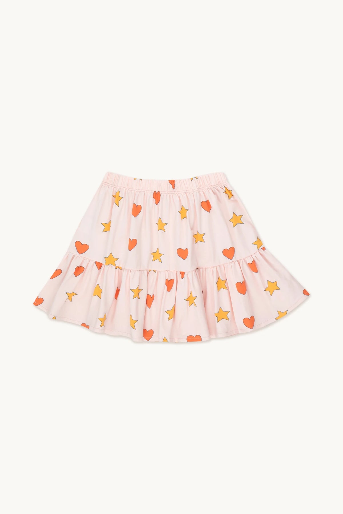 tiny cottons hearts stars skirt - pastel pink