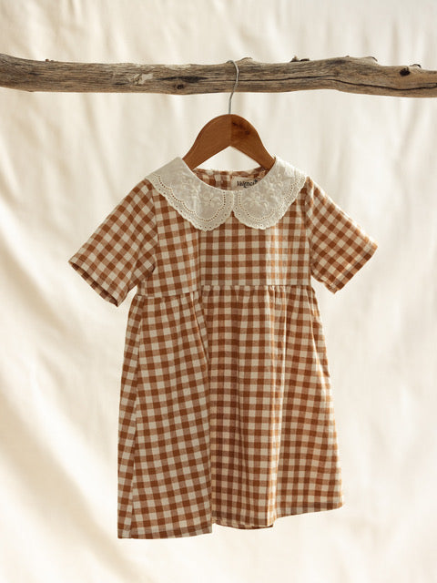 valencia harvest dress - chestnut