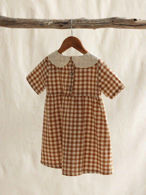 valencia harvest dress - chestnut