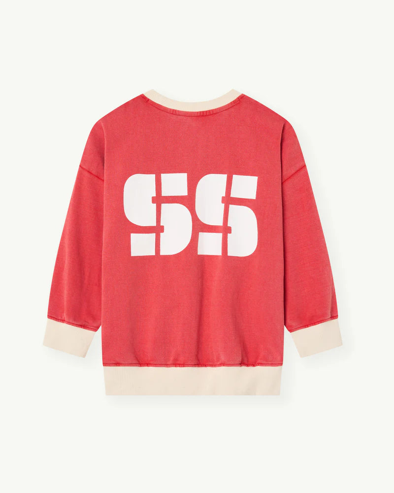 summer and storm pullover - vintage red