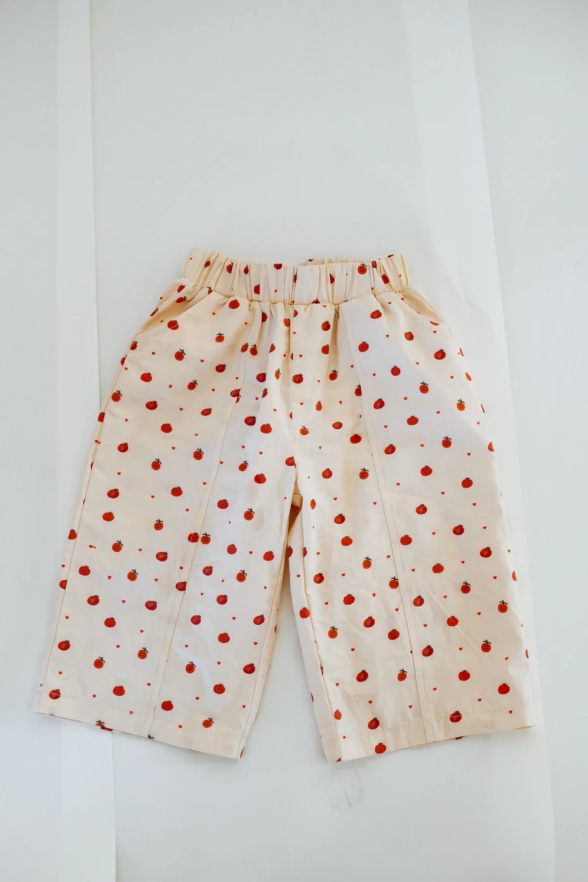sunday siblings happy tomato pants - red