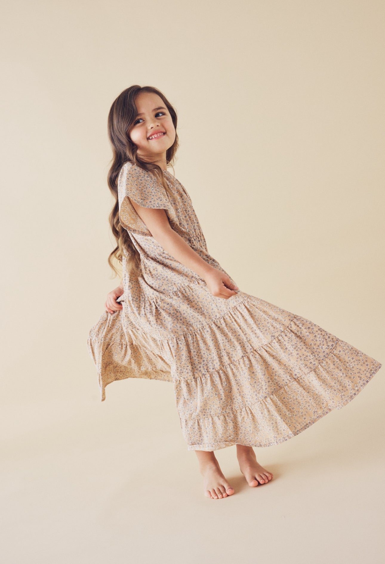 printebebe madamoiselle dress - wheat wildflowers