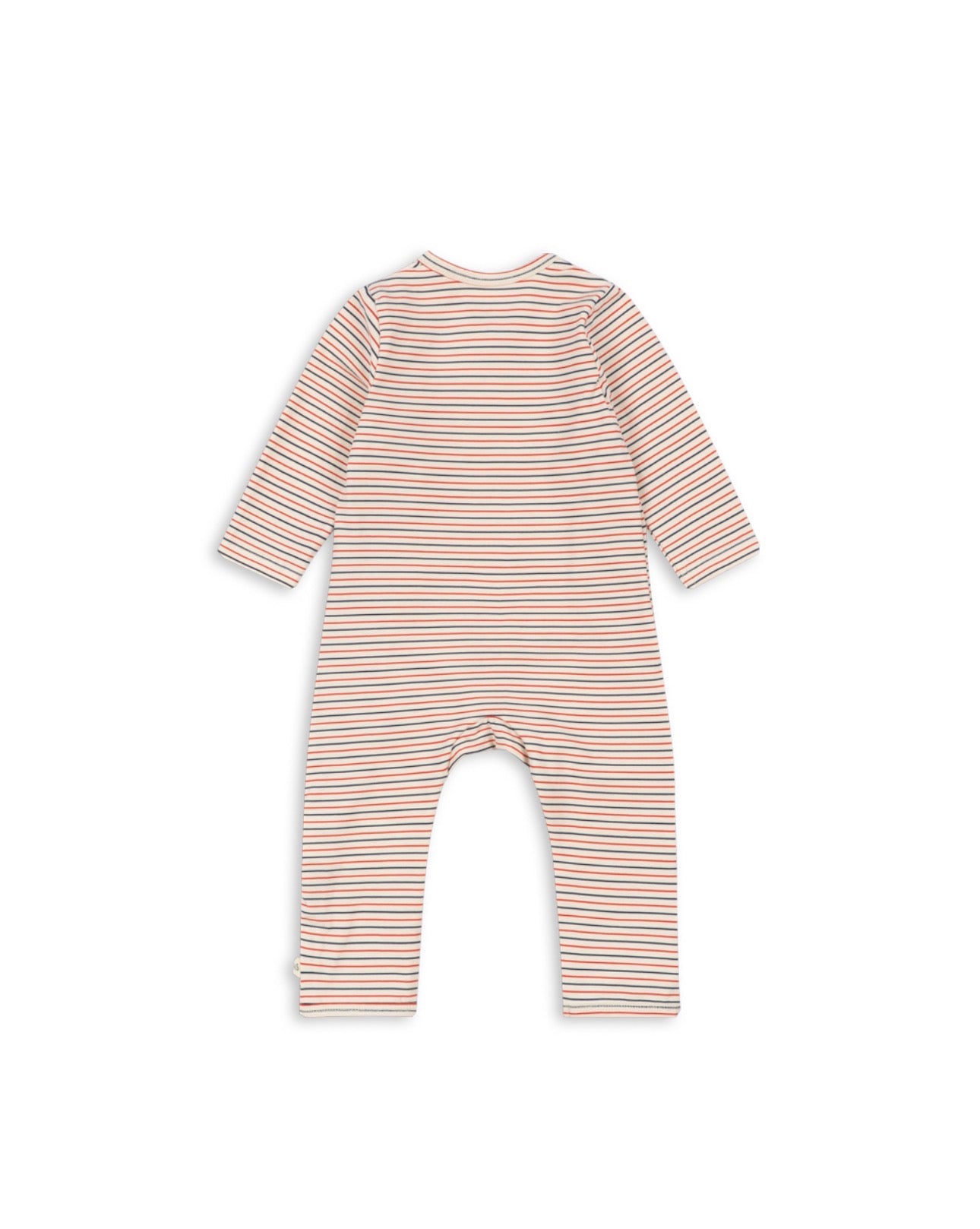 konges slojd basic newborn onesie - stripe tricolore petit