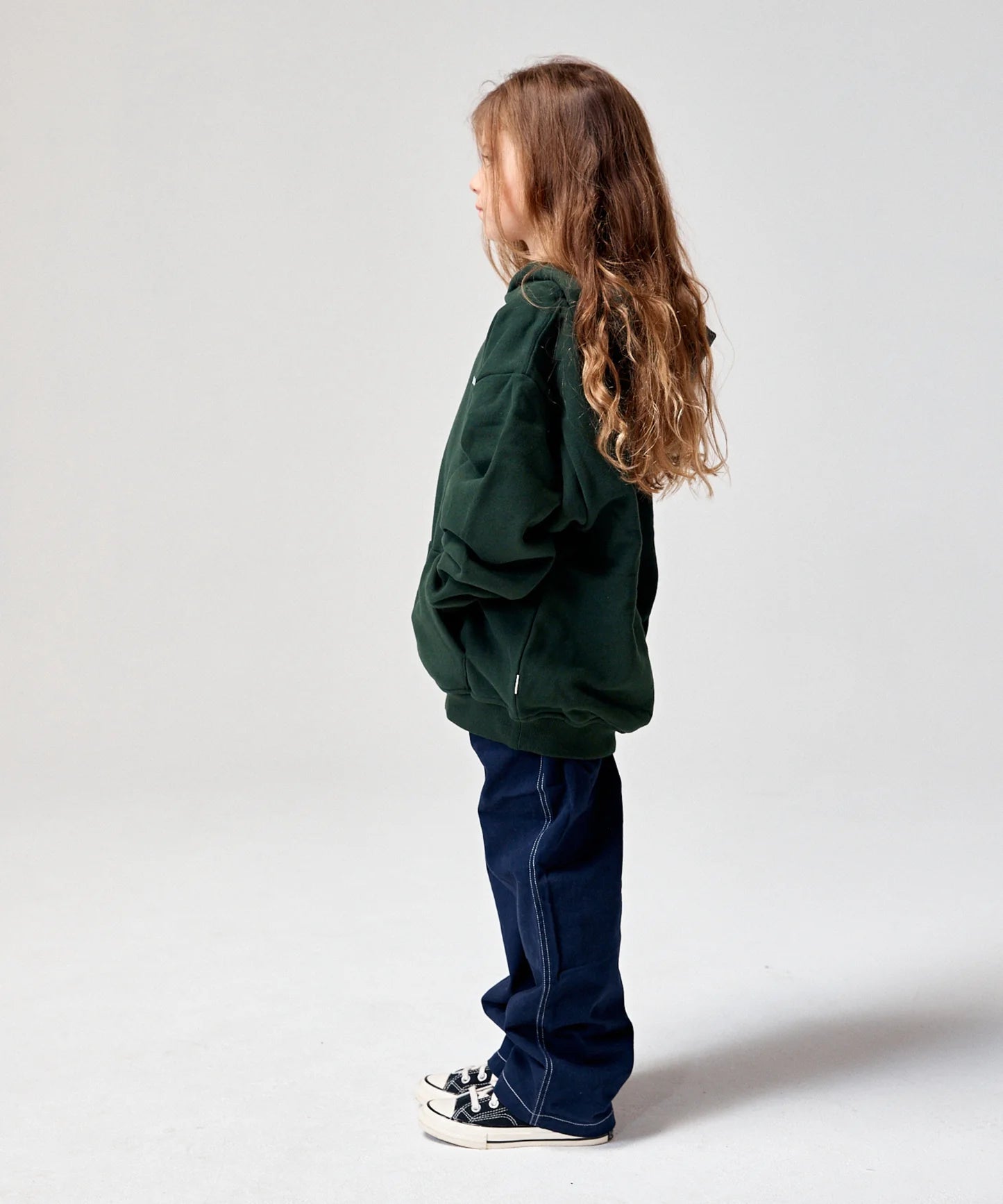 sonnie harry hoodie - dark forest green