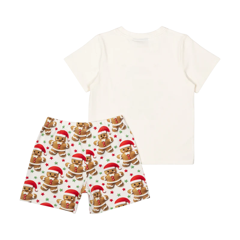 rock your baby gingerbread man pj set