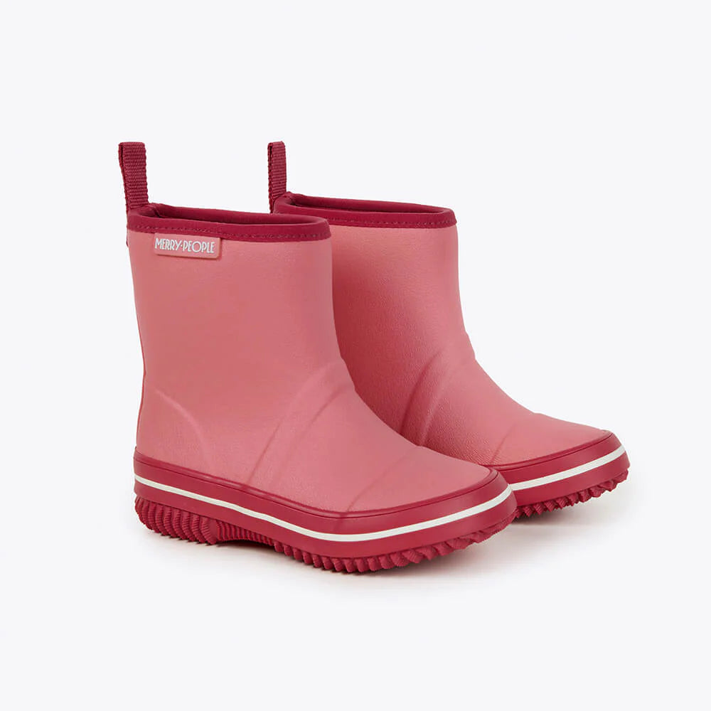 merry people andie kids gumboot - bubblegum - pre order