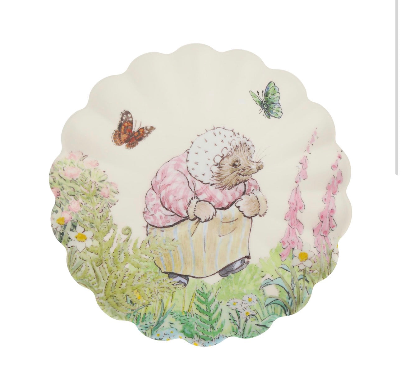 meri meri peter rabbit reusable melamine small plates (pk of 6 in 6 designs)