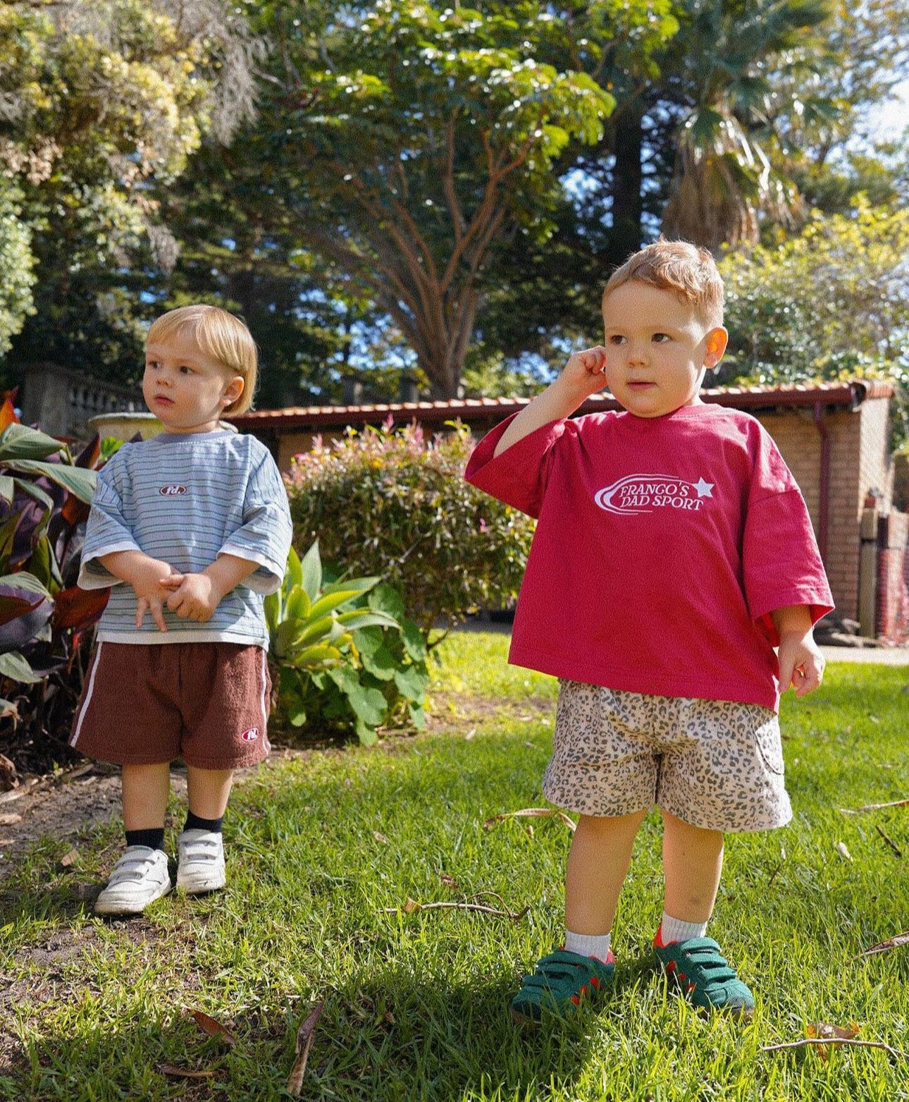 franco's dad leopard cargo denim shorts