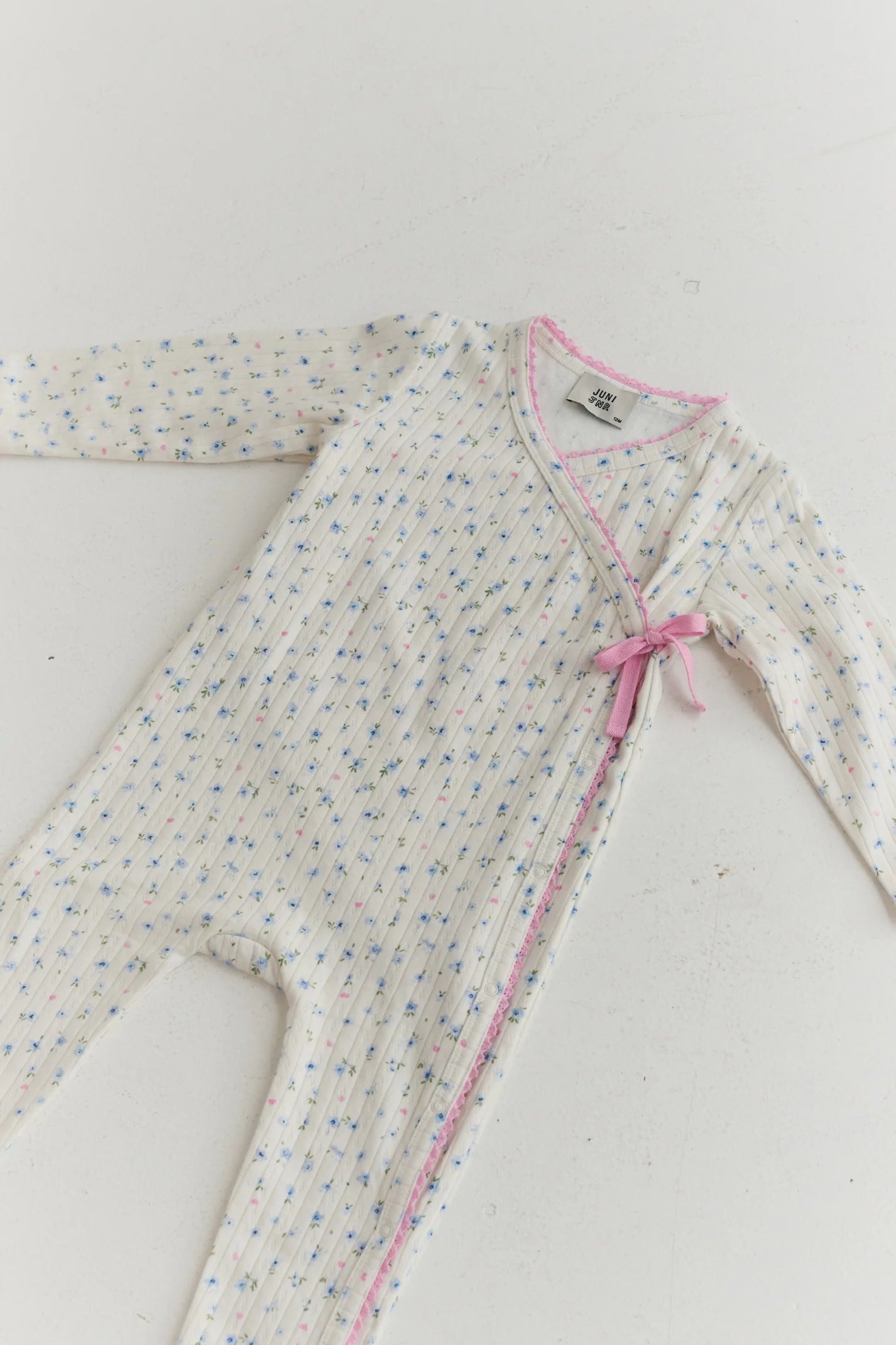 juni jnr meadow onesie - ditsy bloom