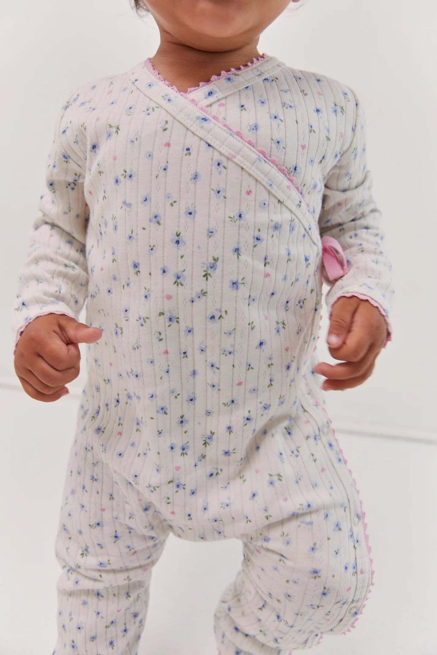 juni jnr meadow onesie - ditsy bloom