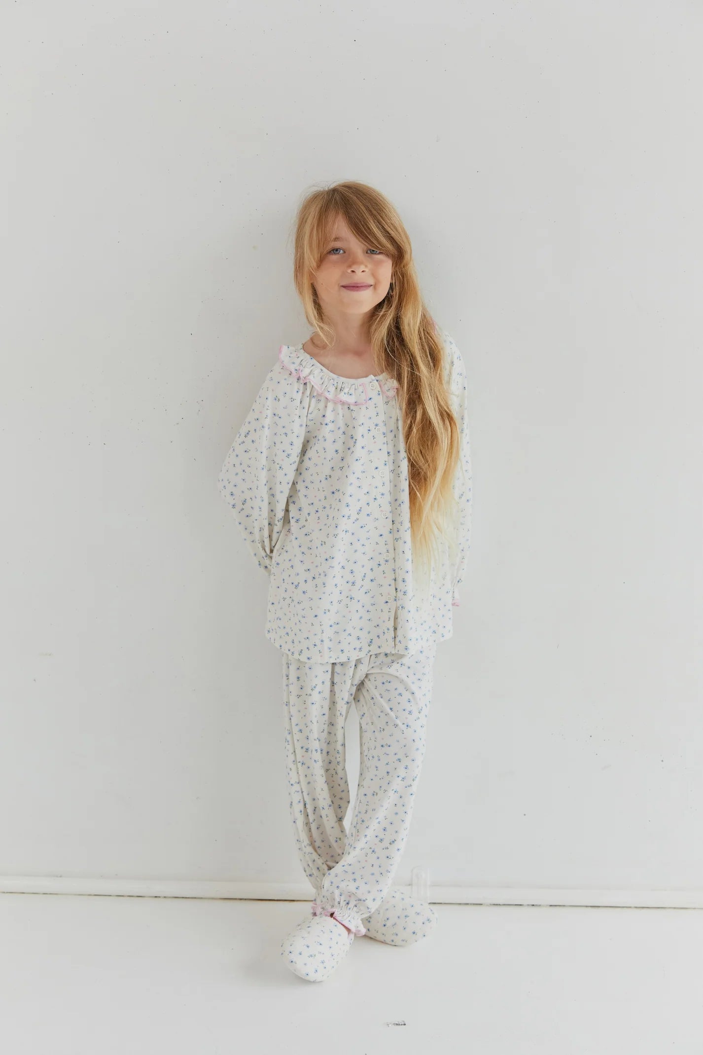 juni jnr gracie pyjama set - ditsy bloom