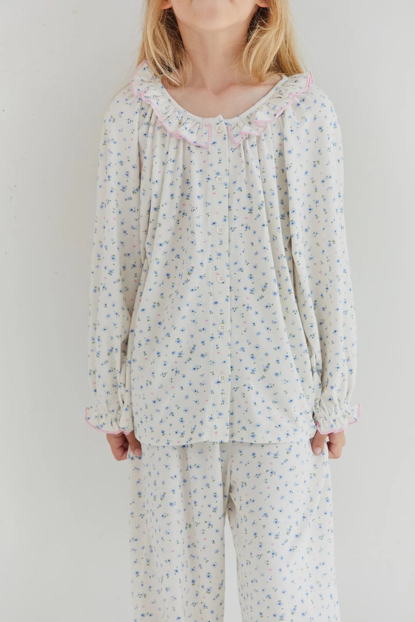 juni jnr gracie pyjama set - ditsy bloom