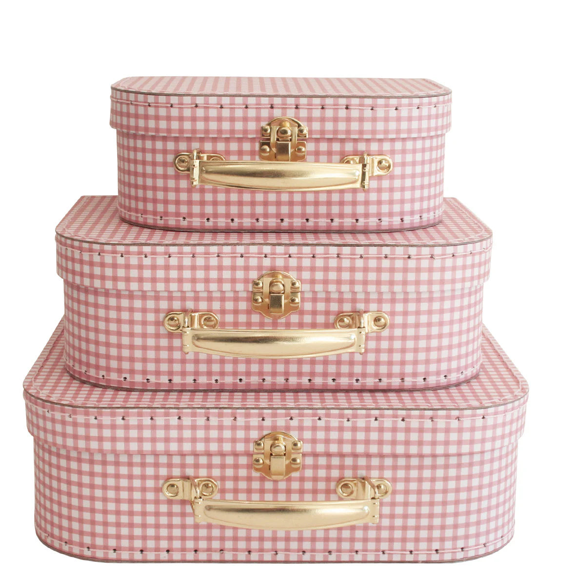 alimrose kids carry case set - gingham