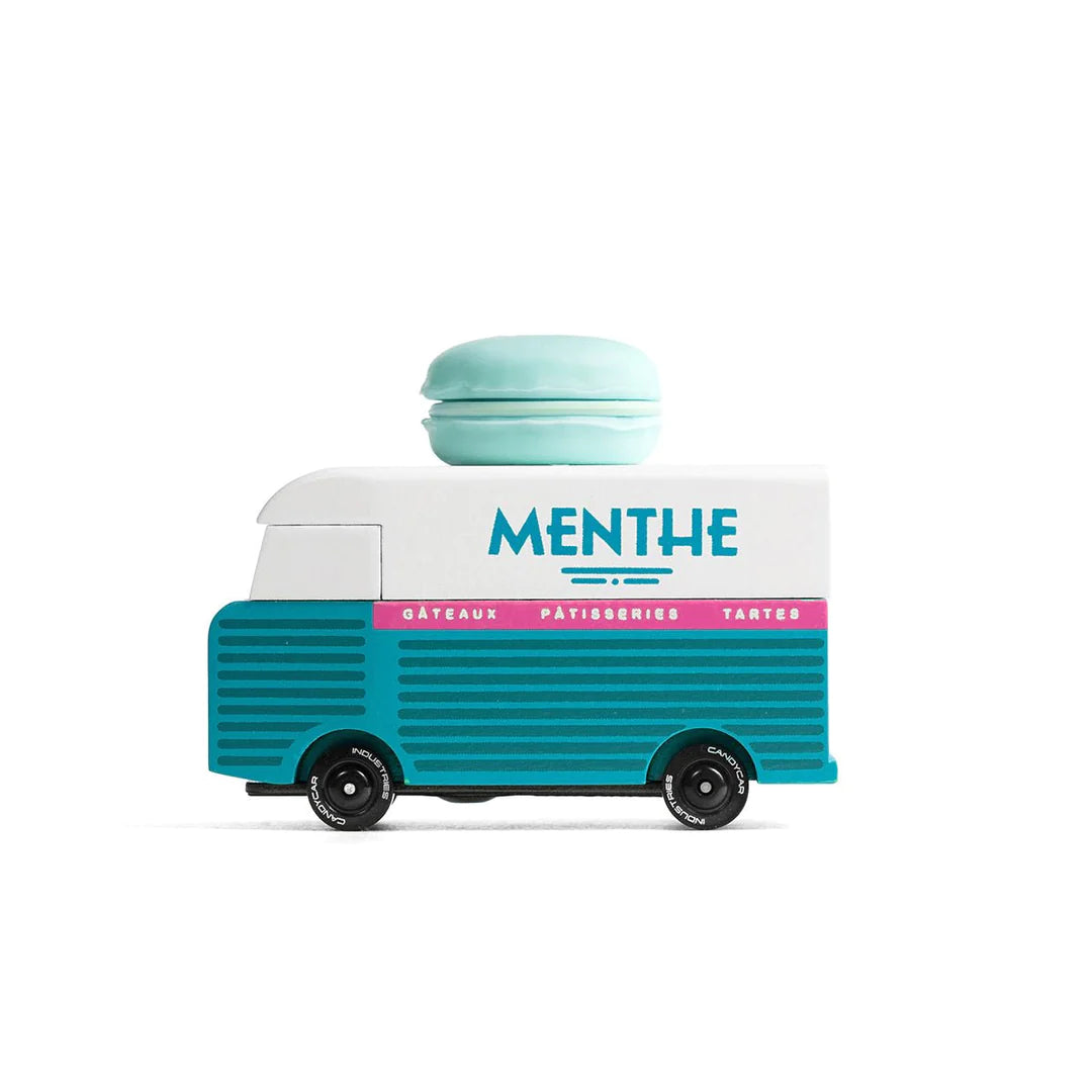 candylab mint menthe macaron van