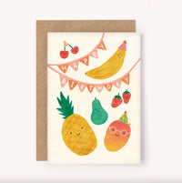 lauren sissons birthday card - fruit party