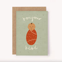 lauren sissons new baby card - bonjour bebe