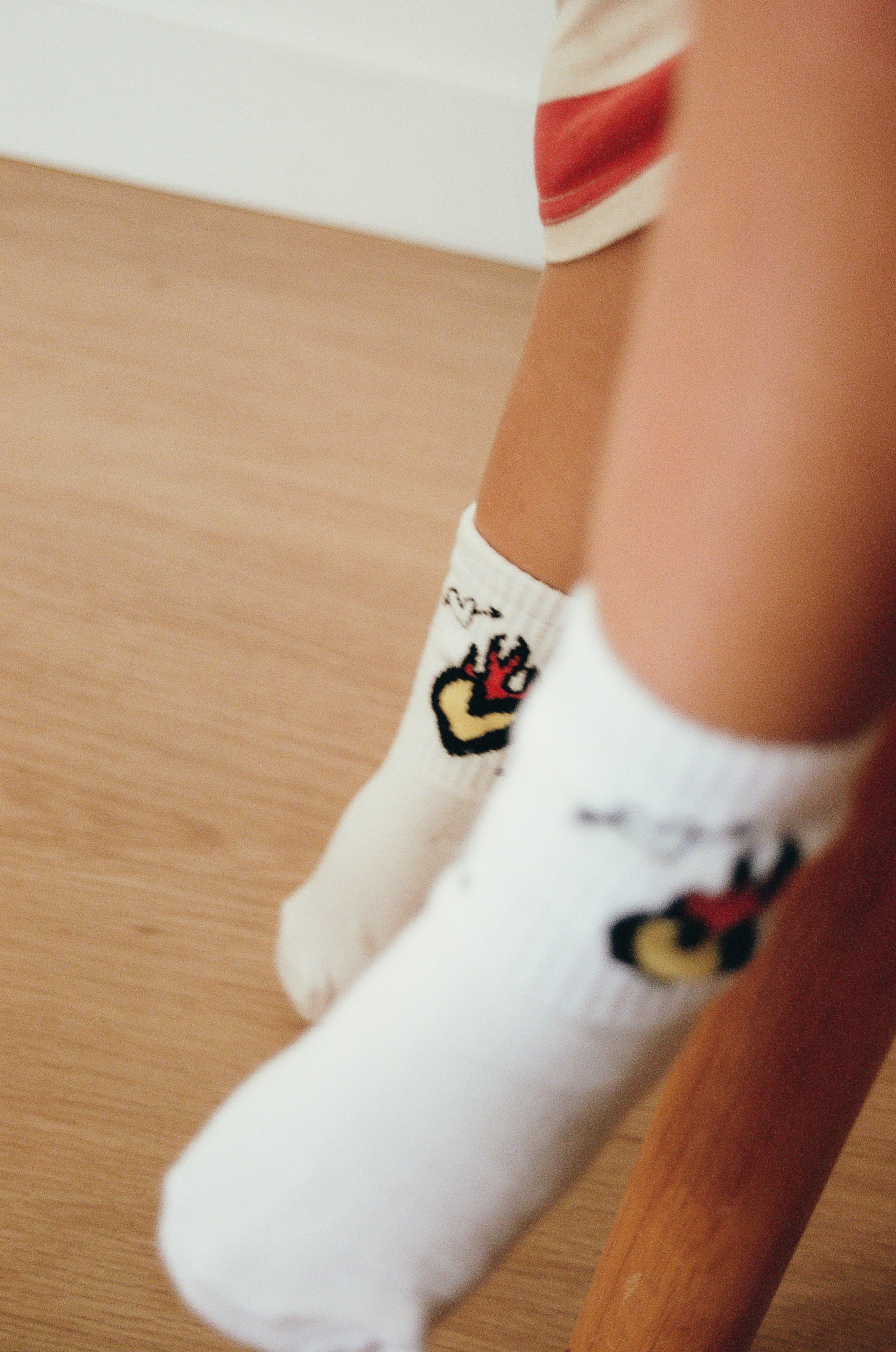 tiny love club burning love sock