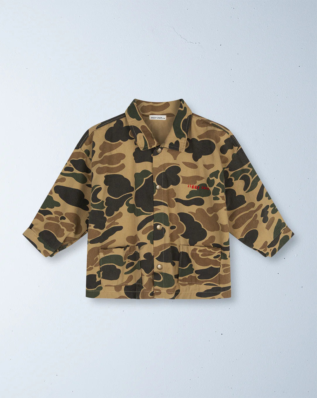 ziggy zaza troop drill jacket - dune camo