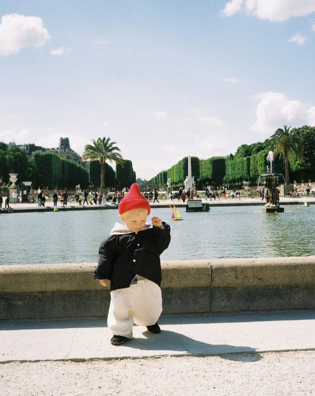 ziggy zaza pico beanie - racer red