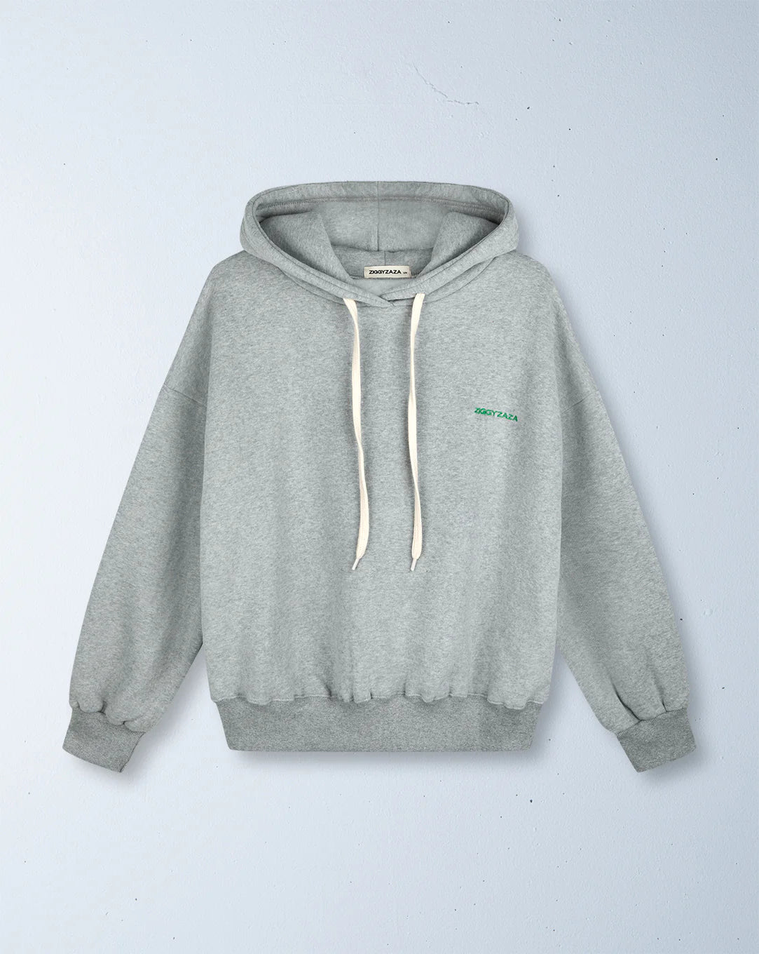 ziggy zaza adults rocky hoodie - grey marle