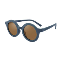 grech & co original round sunglasses - desert teal