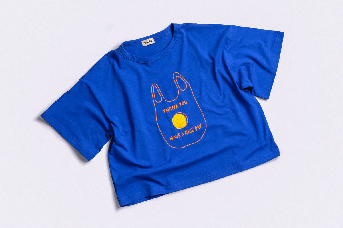 bbobbie the nice day tee in blue PRE ORDER